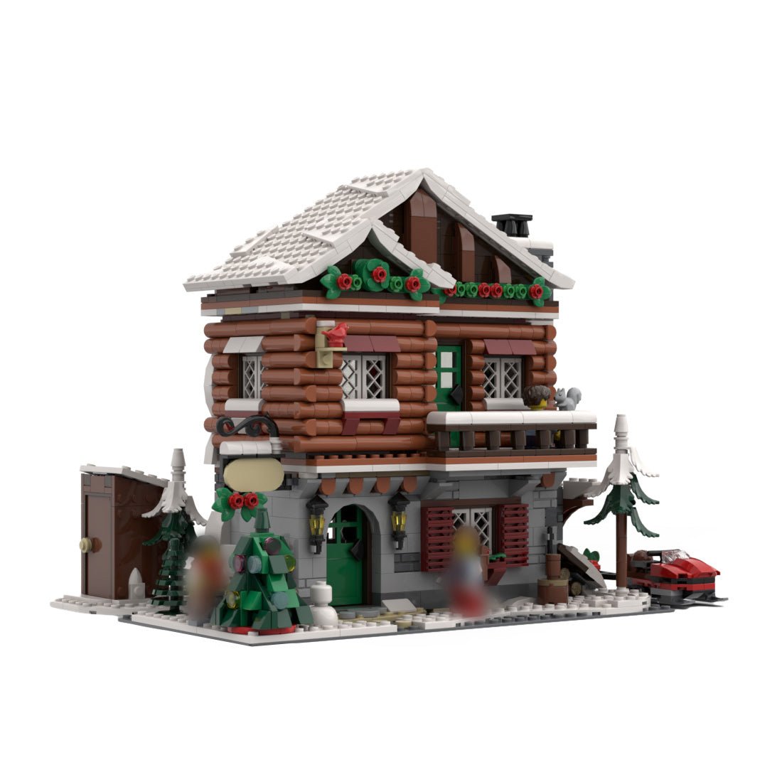 MOC - 160873 Snow Hut Scene Building Blocks Set - LesDiy - 
