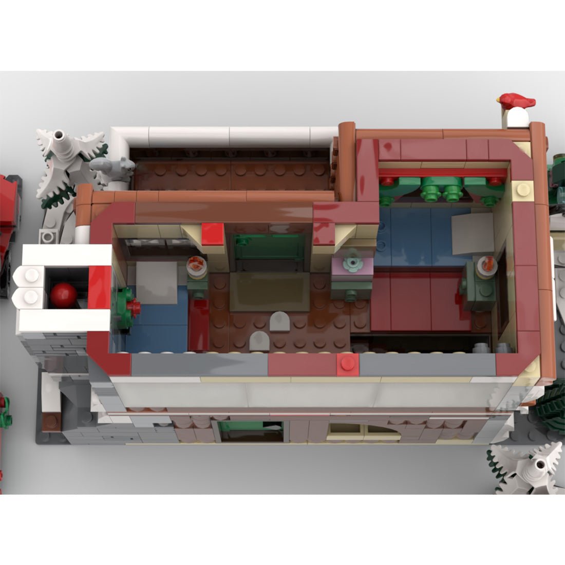 MOC - 160873 Snow Hut Scene Building Blocks Set - LesDiy - 
