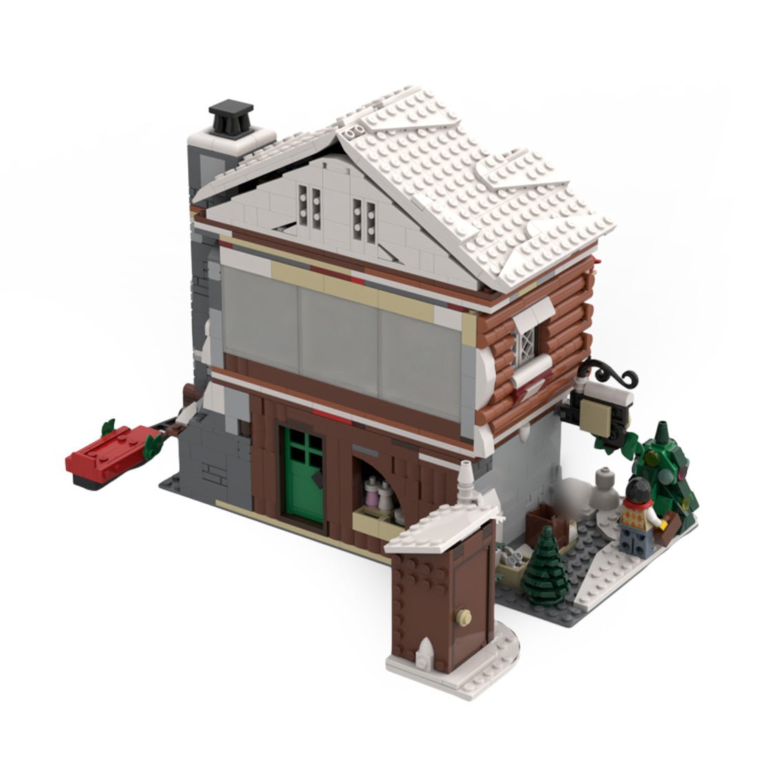 MOC - 160873 Snow Hut Scene Building Blocks Set - LesDiy - 