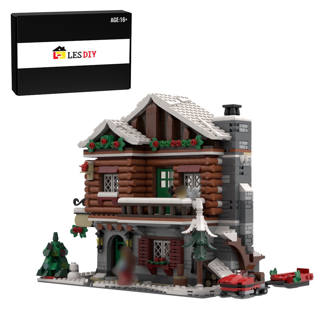 MOC - 160873 Snow Hut Scene Building Blocks Set - LesDiy - 