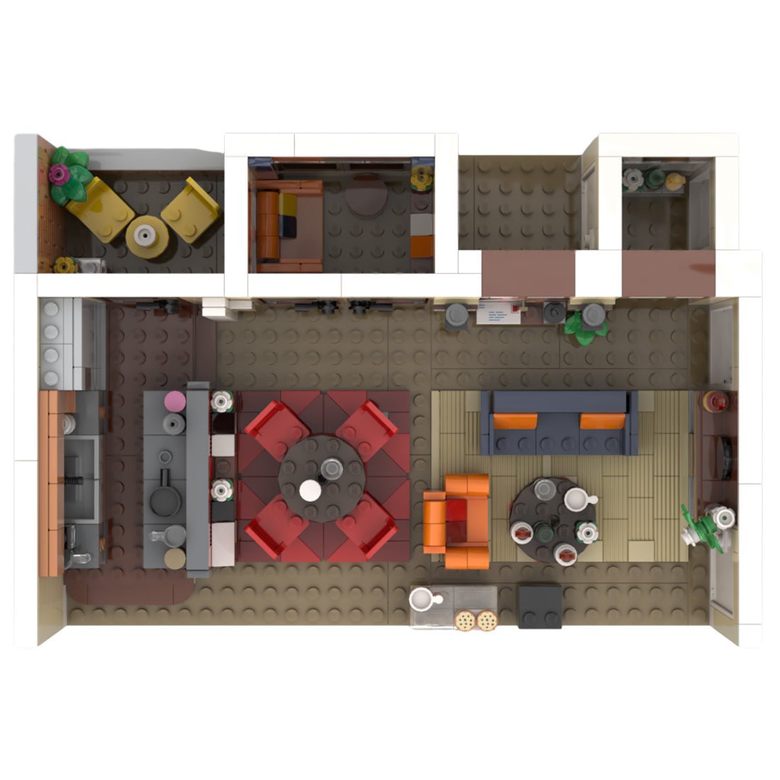 MOC - 160954 Sitcom Will & Grace - Studio Style - LesDiy - 