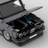 MOC-161114 BMW M5 E28 Dark Bluish Gray Building Blocks-LesDiy-MOC-