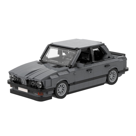 MOC-161114 BMW M5 E28 Dark Bluish Gray Building Blocks-LesDiy-MOC-