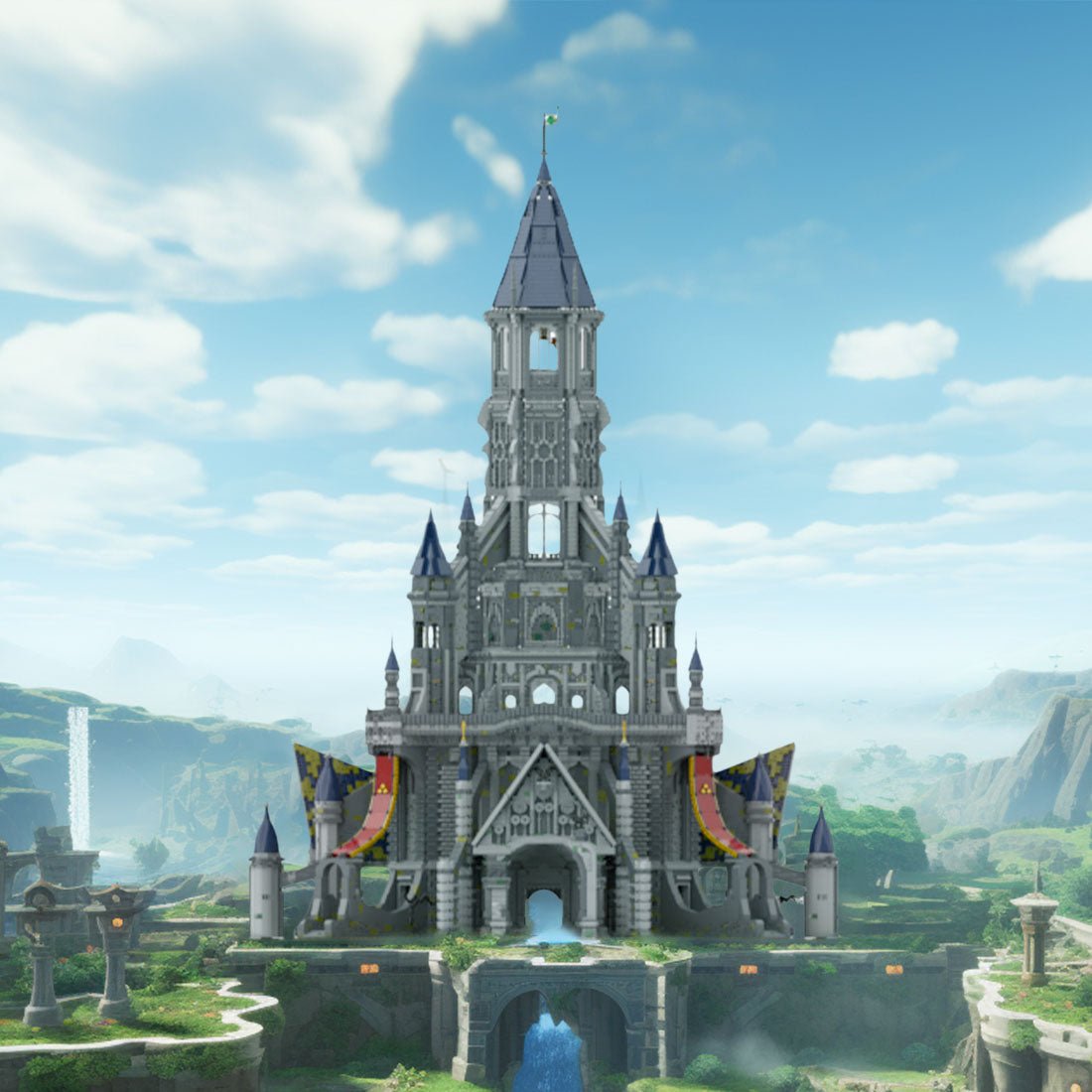 MOC - 161243 Hyrule Castle - Zelda Tears of the Kingdom - LesDiy