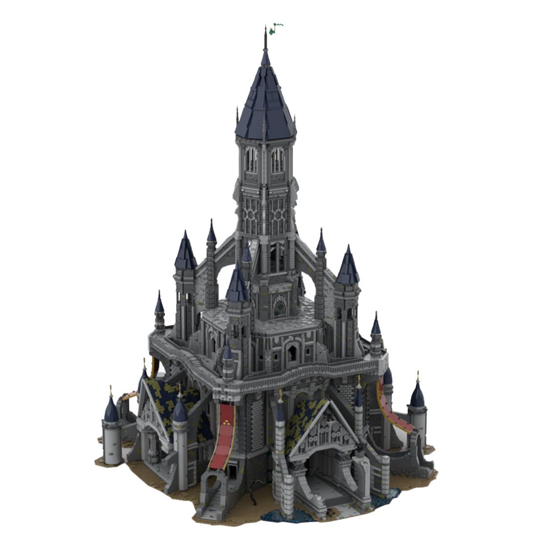 MOC - 161243 Hyrule Castle - Zelda Tears of the Kingdom - LesDiy