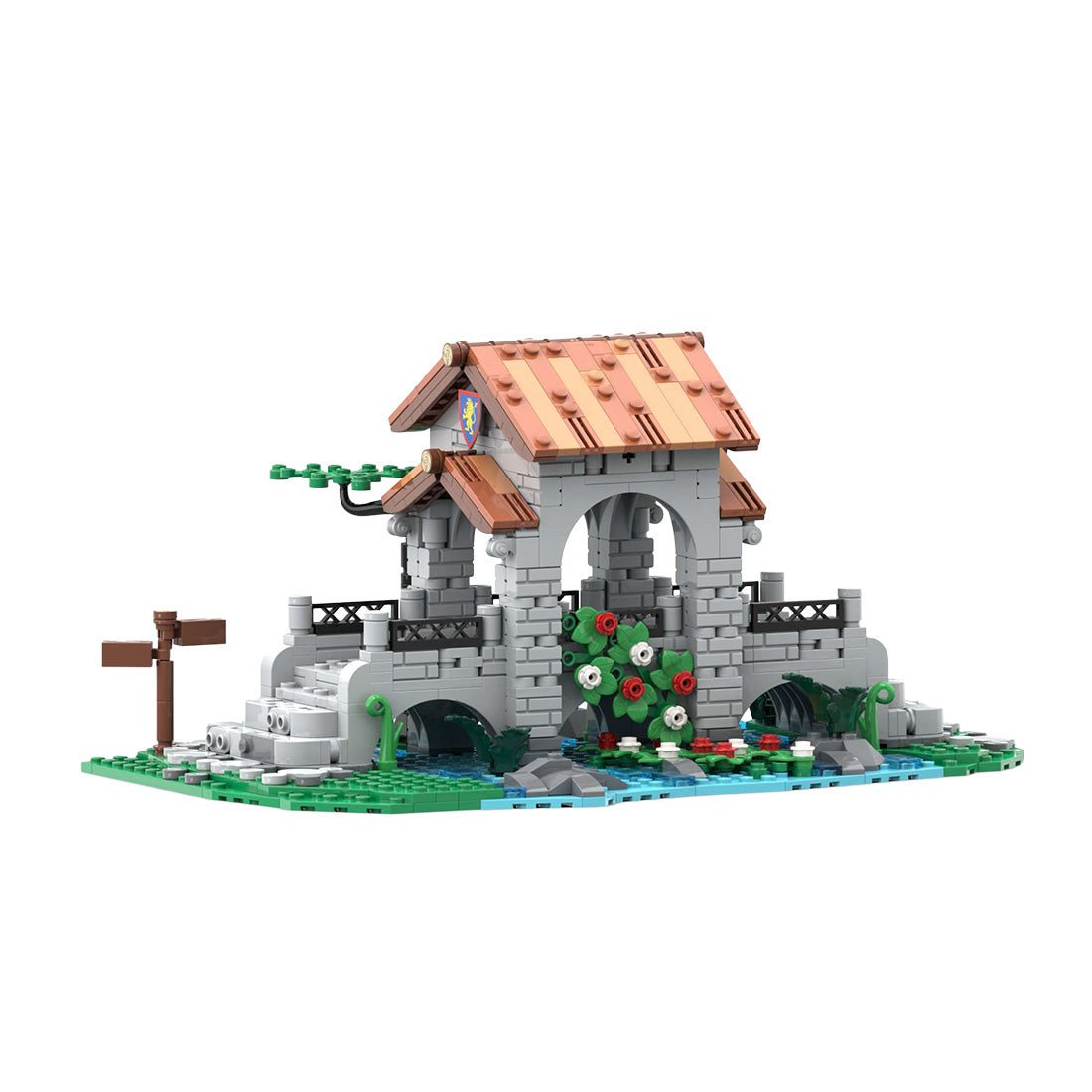 MOC-161587 Lion Knight's Bridge | LesDiy