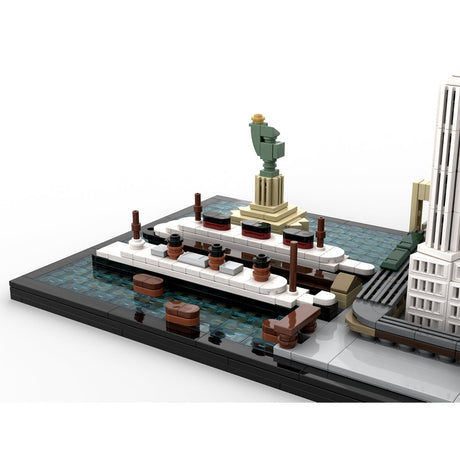 MOC - 161783 1/2000 Scale New York City Skyline 1930's Building Blocks - LesDiy - Building Blocks