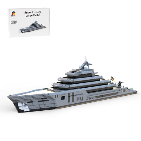 MOC - 162171 The SUPREMACY Yacht - Ulitmate Collector Series Building Blocks - LesDiy - 