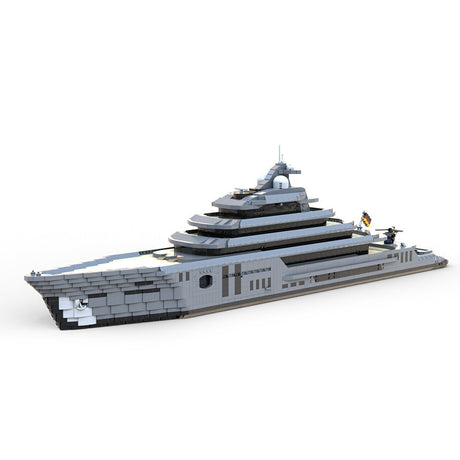 MOC - 162171 The SUPREMACY Yacht - Ulitmate Collector Series Building Blocks - LesDiy - 