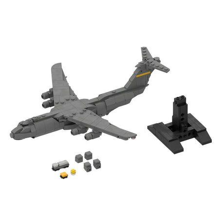 MOC - 163191 Lockheed | C - 5 GALAXY | Cargo - 1:300 Scale Building Blocks - LesDiy - 