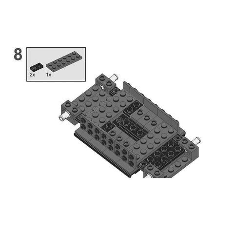 MOC - 163459 Audi RS6 Avant 2019 - 8 stud wide - LesDiy
