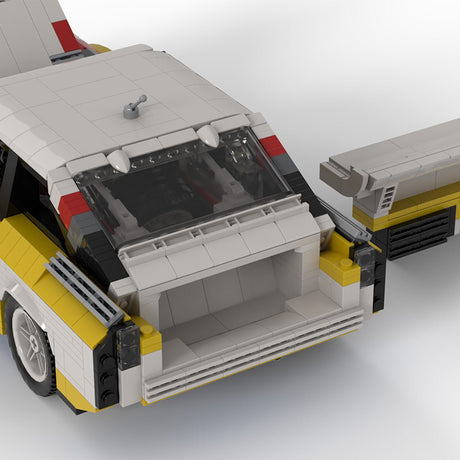 MOC - 165249 1:18 Audi Quatro Sport S1 Building Blocks - LesDiy - 
