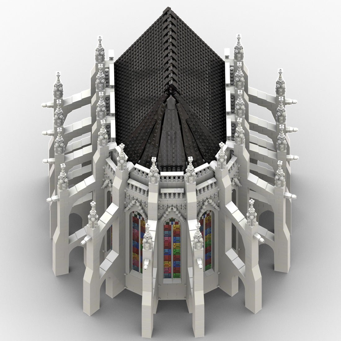 MOC - 165277 Gothic Cathedral Module 1 - Choir - LesDiy - 
