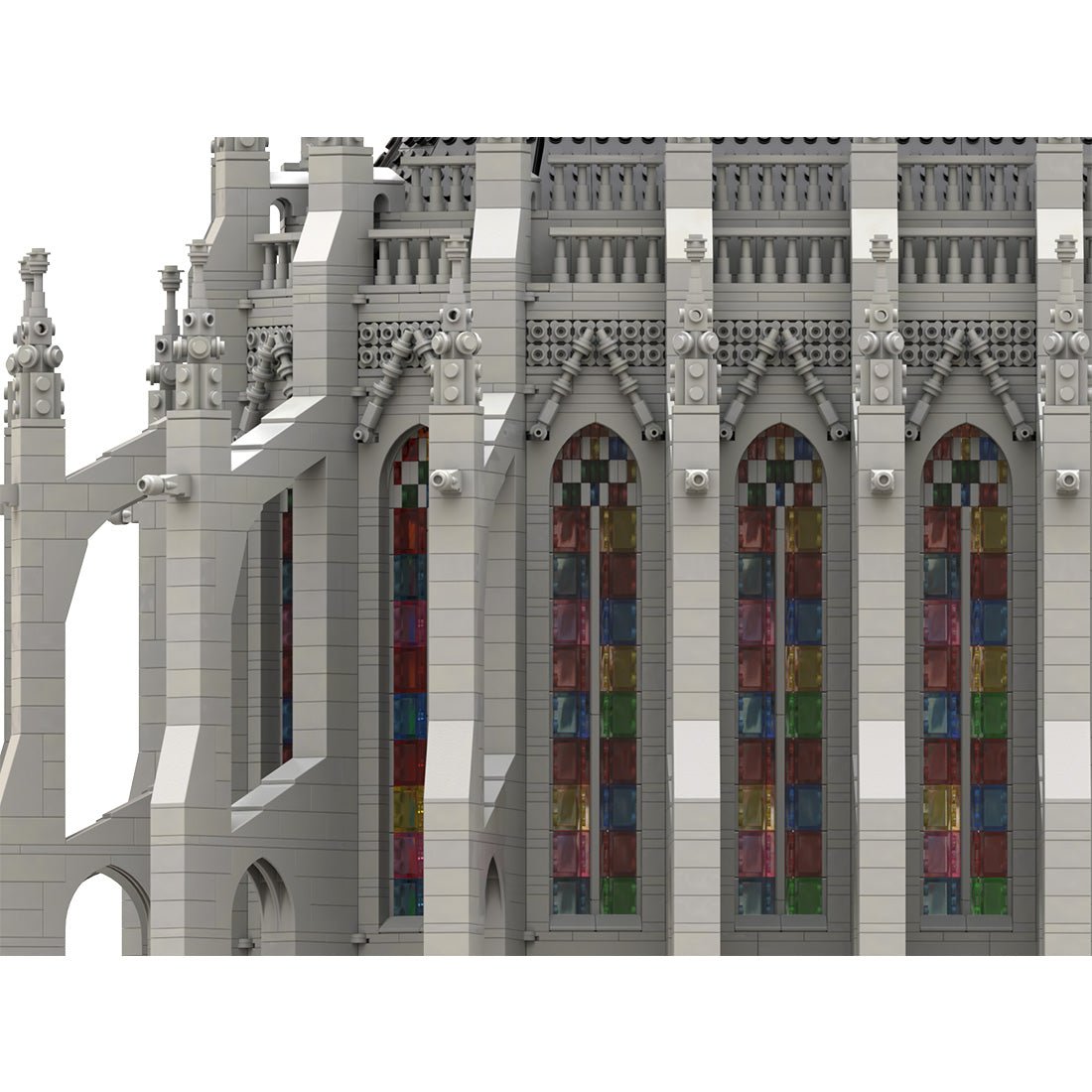 MOC - 165277 Gothic Cathedral Module 1 - Choir - LesDiy - 