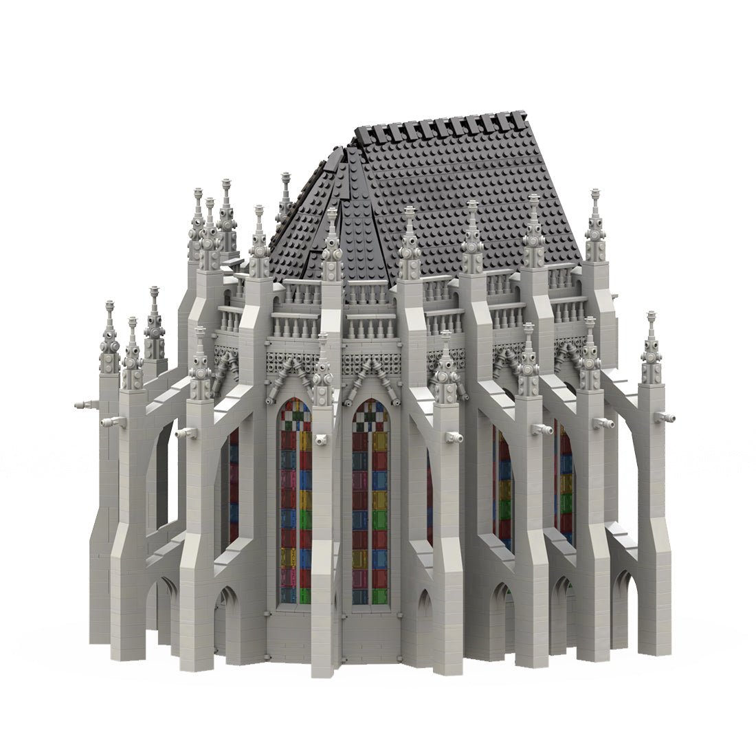 MOC - 165277 Gothic Cathedral Module 1 - Choir - LesDiy - 