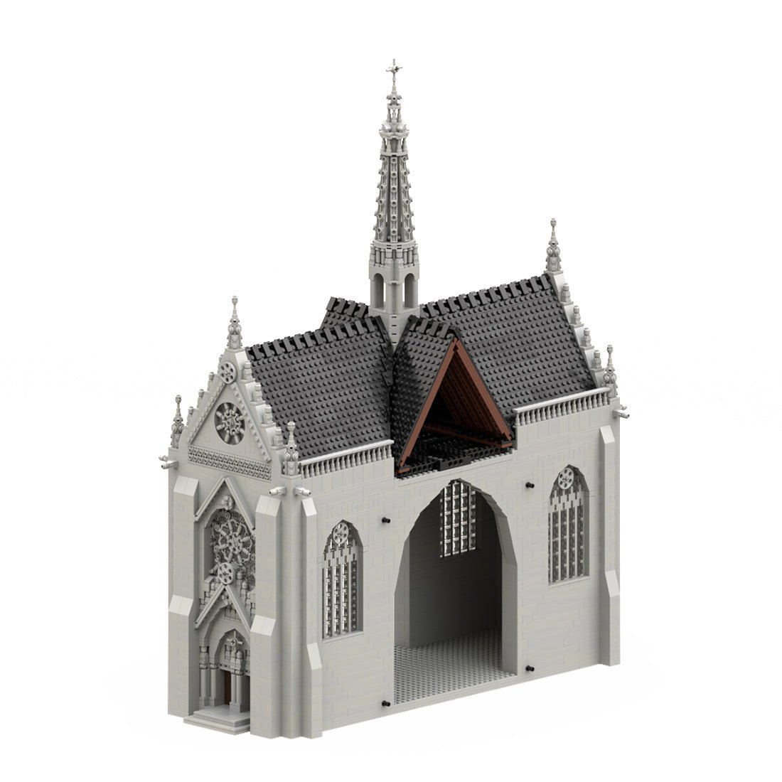 MOC - 165277 Gothic Cathedral Module 2 - Cross - LesDiy - 