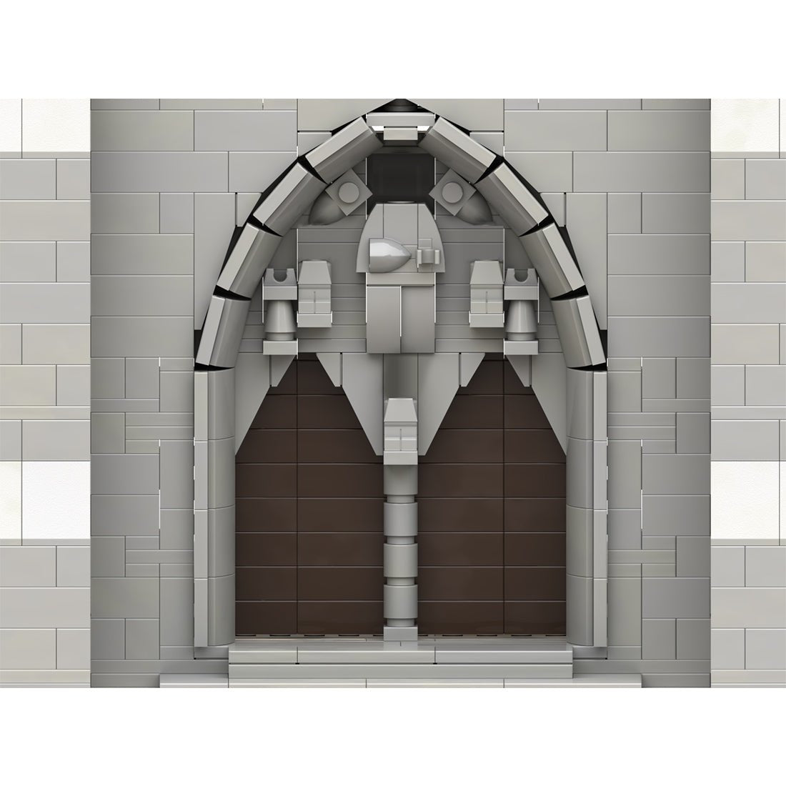 MOC - 165277 Gothic Cathedral Module 3 - Nef - LesDiy - 