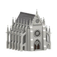 MOC - 165277 Gothic Cathedral Module 3 - Nef - LesDiy - 