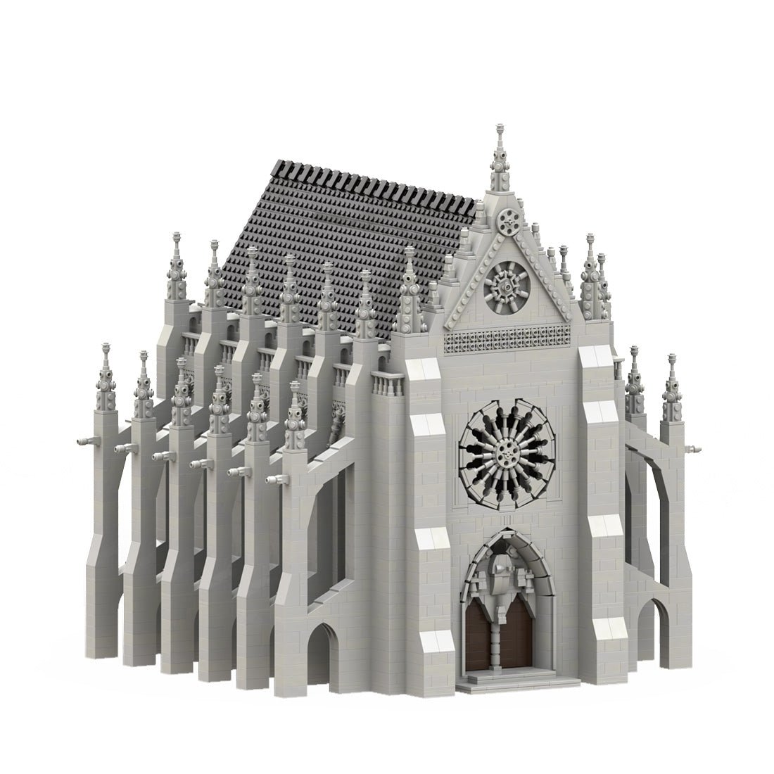 MOC - 165277 Gothic Cathedral Module 3 - Nef - LesDiy - 