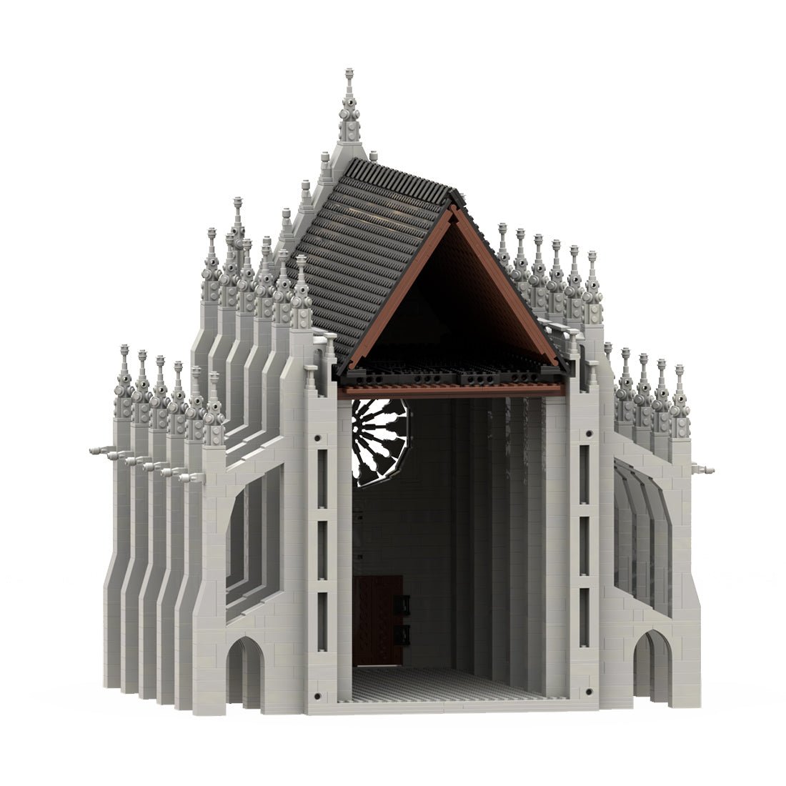 MOC - 165277 Gothic Cathedral Module 3 - Nef - LesDiy - 