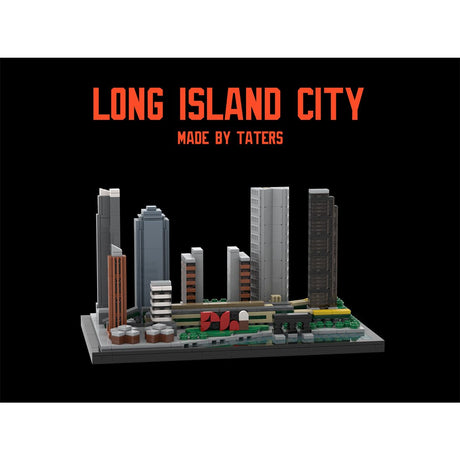 MOC - 166240 1/2000 Scale Long Island City Skyline Building Blocks - LesDiy - Building Blocks