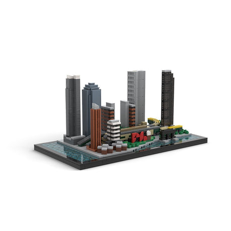 MOC - 166240 1/2000 Scale Long Island City Skyline Building Blocks - LesDiy - Building Blocks