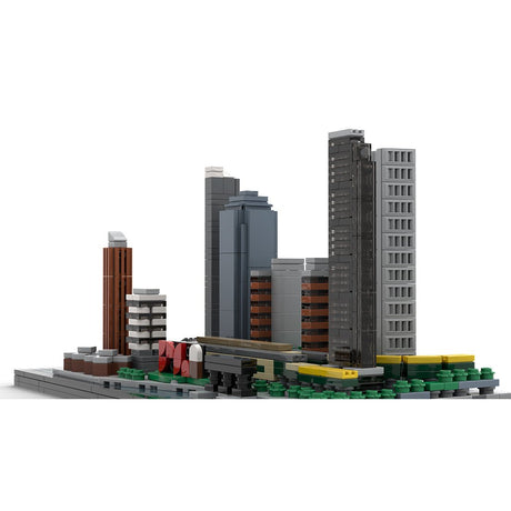 MOC - 166240 1/2000 Scale Long Island City Skyline Building Blocks - LesDiy - Building Blocks