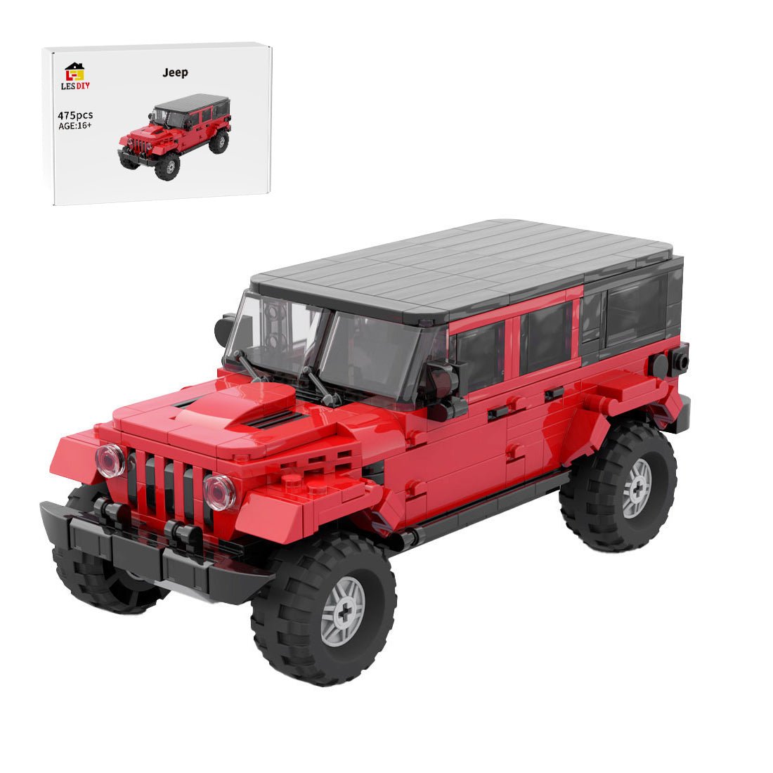 MOC - 166674 Jeep Wrangler - LesDiy - 