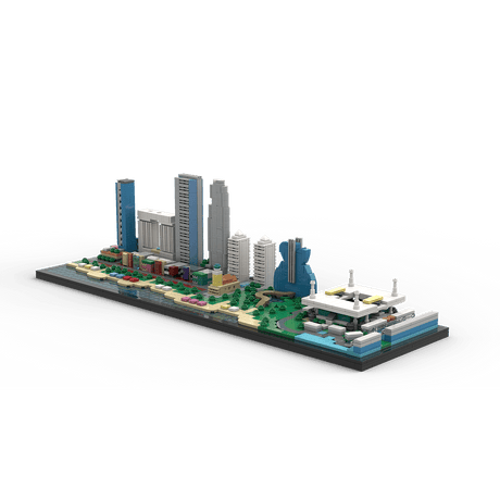MOC - 166957 1/2000 Scale Miami Skyline Building Blocks - LesDiy - Building Blocks