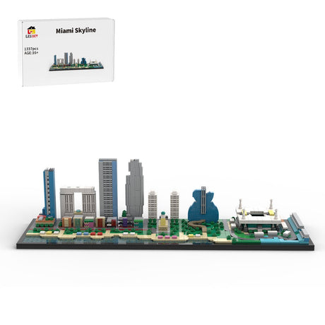 MOC - 166957 1/2000 Scale Miami Skyline Building Blocks - LesDiy - Building Blocks