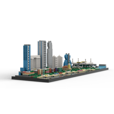 MOC - 166957 1/2000 Scale Miami Skyline Building Blocks - LesDiy - Building Blocks