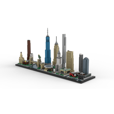 MOC - 171090 New York City Skyline Building Blocks - LesDiy - Building Blocks