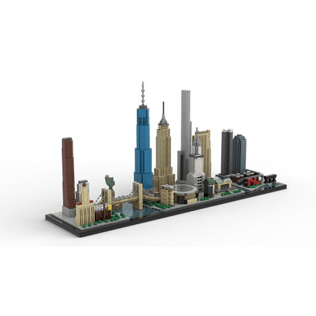 MOC - 171090 New York City Skyline Building Blocks - LesDiy - Building Blocks