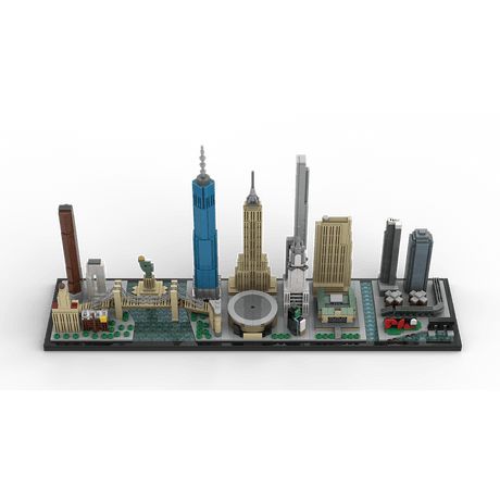 MOC - 171090 New York City Skyline Building Blocks - LesDiy - Building Blocks