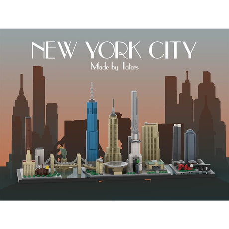 MOC - 171090 New York City Skyline Building Blocks - LesDiy - Building Blocks