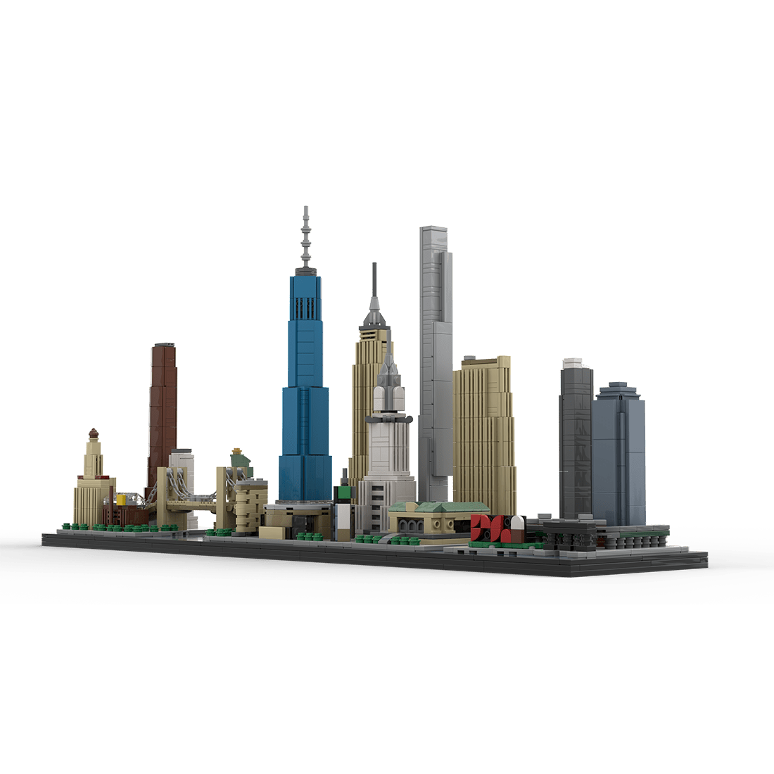 MOC - 171090 New York City Skyline Building Blocks - LesDiy - Building Blocks