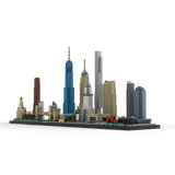 MOC - 171090 New York City Skyline Building Blocks - LesDiy - Building Blocks