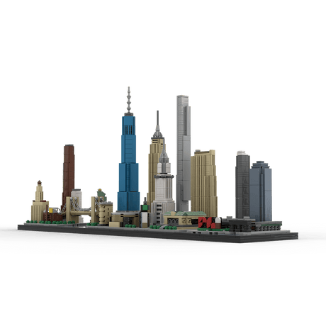 MOC - 171090 New York City Skyline Building Blocks - LesDiy - Building Blocks