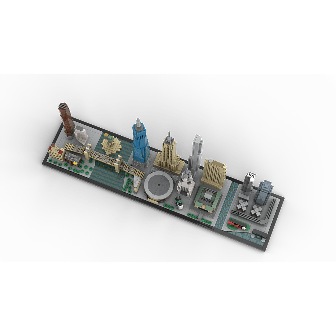 MOC - 171090 New York City Skyline Building Blocks - LesDiy - Building Blocks