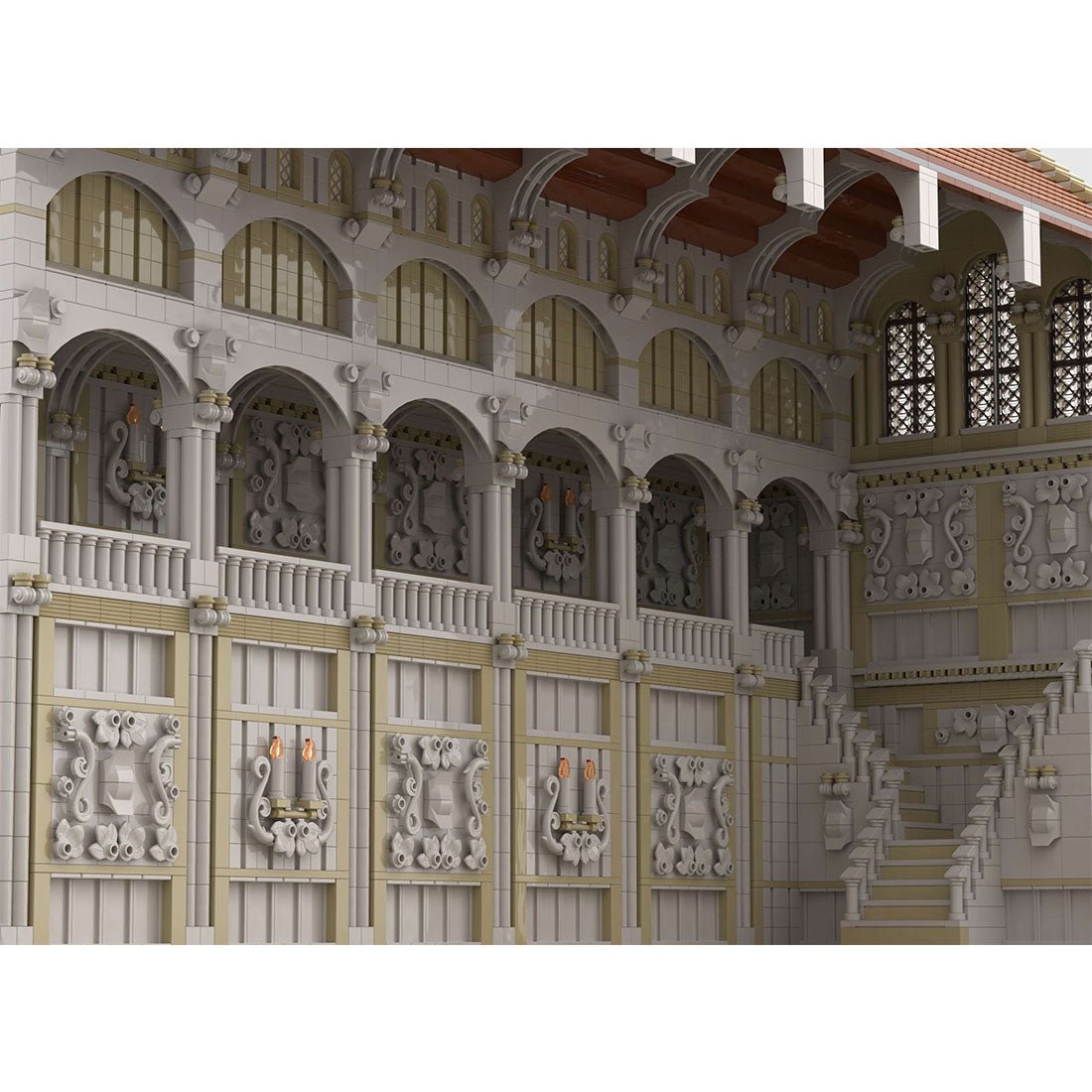MOC - 171871 Ancient Roman Basilica - LesDiy
