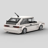 MOC-172054 VW Scirocco GL/GTX White Building Blocks-LesDiy-MOC-