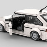 MOC-172054 VW Scirocco GL/GTX White Building Blocks-LesDiy-MOC-