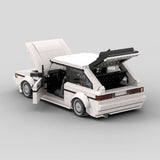 MOC-172054 VW Scirocco GL/GTX White Building Blocks-LesDiy-MOC-