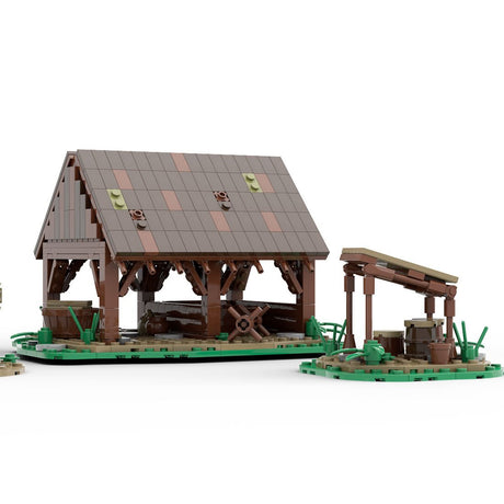 MOC - 172314 Medieval Logging Camp - LesDiy