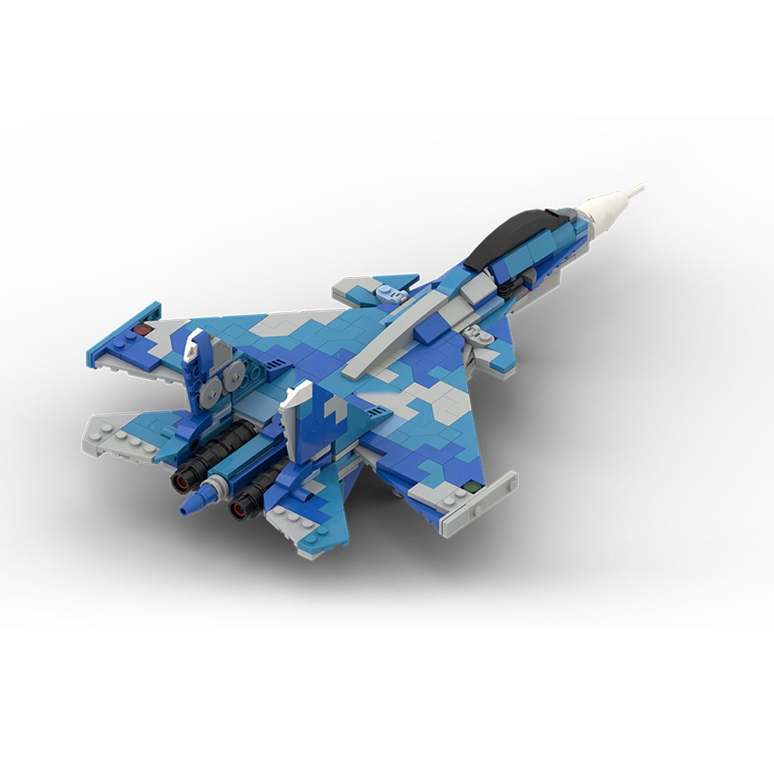 MOC - 173300 Sukhoi SU - 30 - 1:70 Scale Building Blocks - LesDiy - building blocks