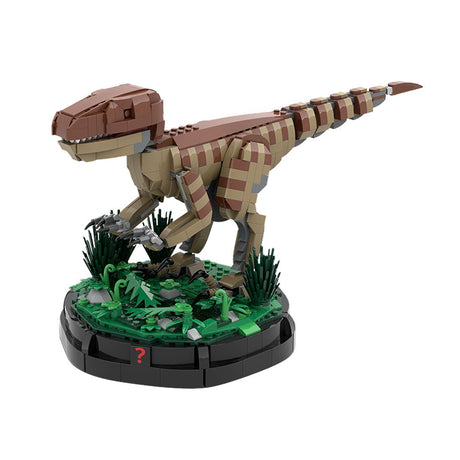 MOC - 175051 Velociraptor Statue - LesDiy - 