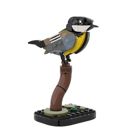 MOC - 175635 Great tit Building Blocks - LesDiy - Building Blocks