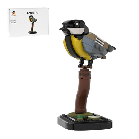 MOC - 175635 Great tit Building Blocks - LesDiy - Building Blocks
