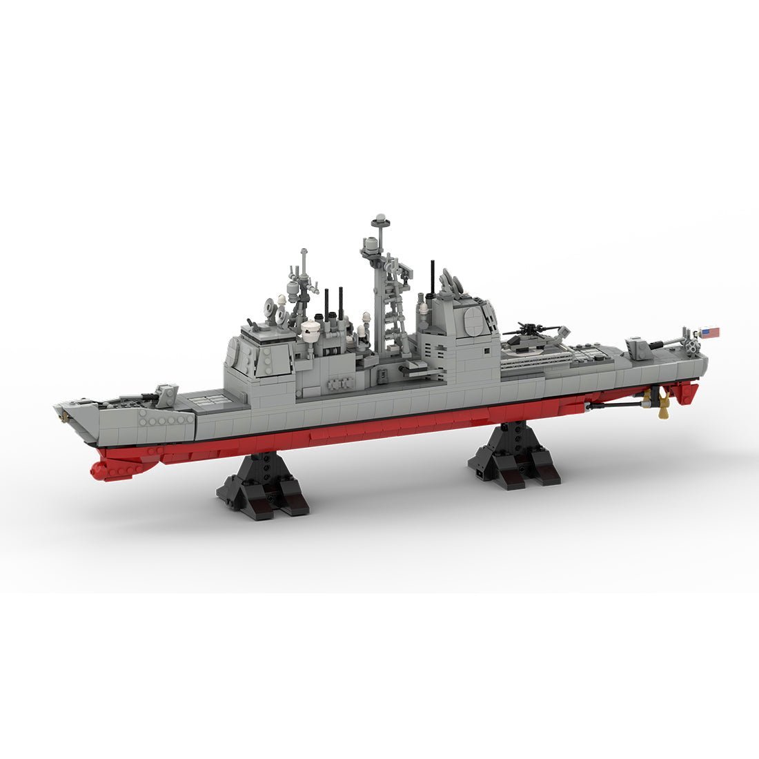MOC - 175975 Ticonderoga Class Cruiser - 1:300 Scale - LesDiy - 