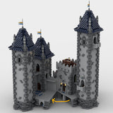 MOC - 176290 Medieval Three - Tower Castle Architecture - LesDiy